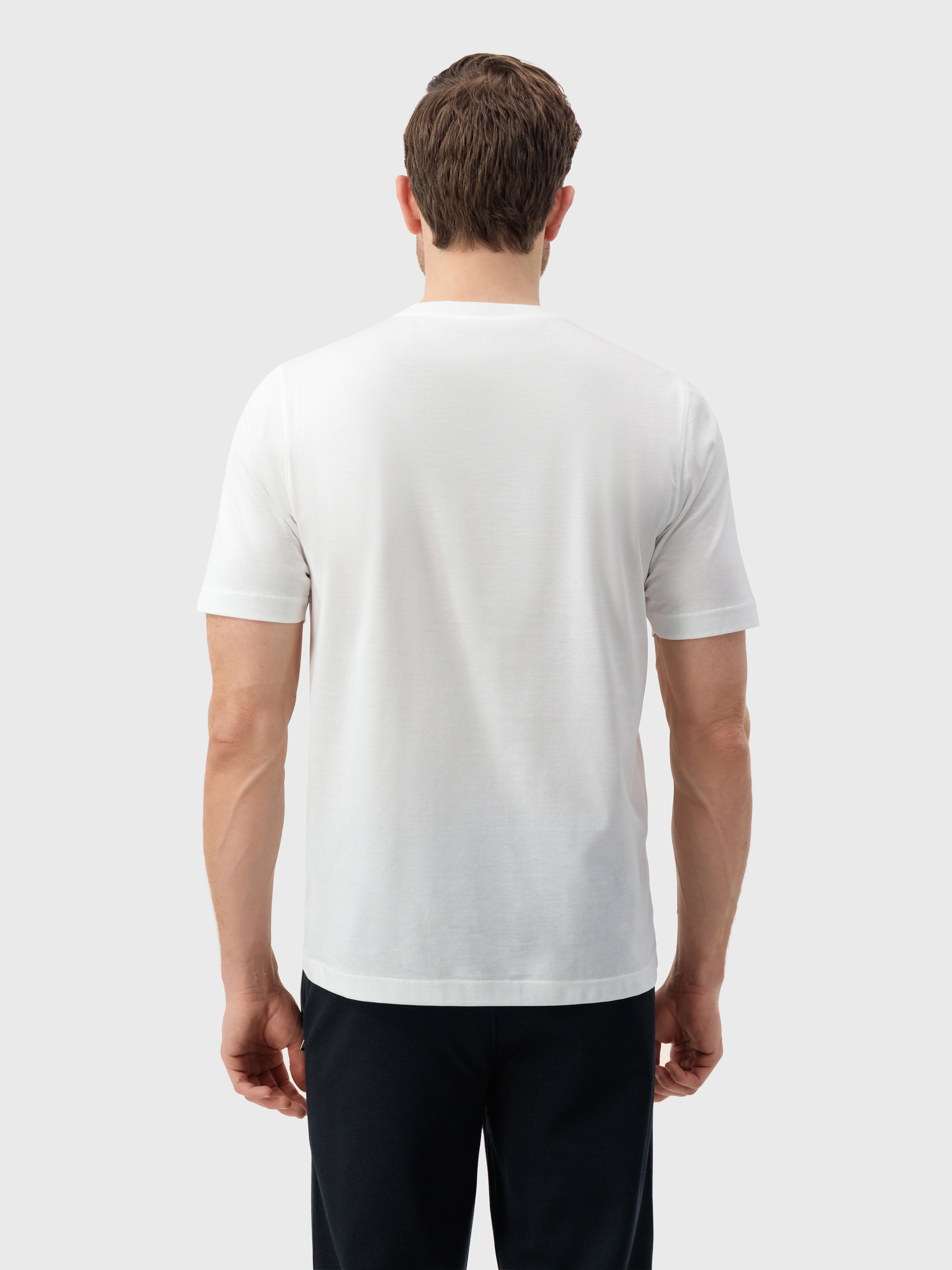 Футболка с головой льва белая