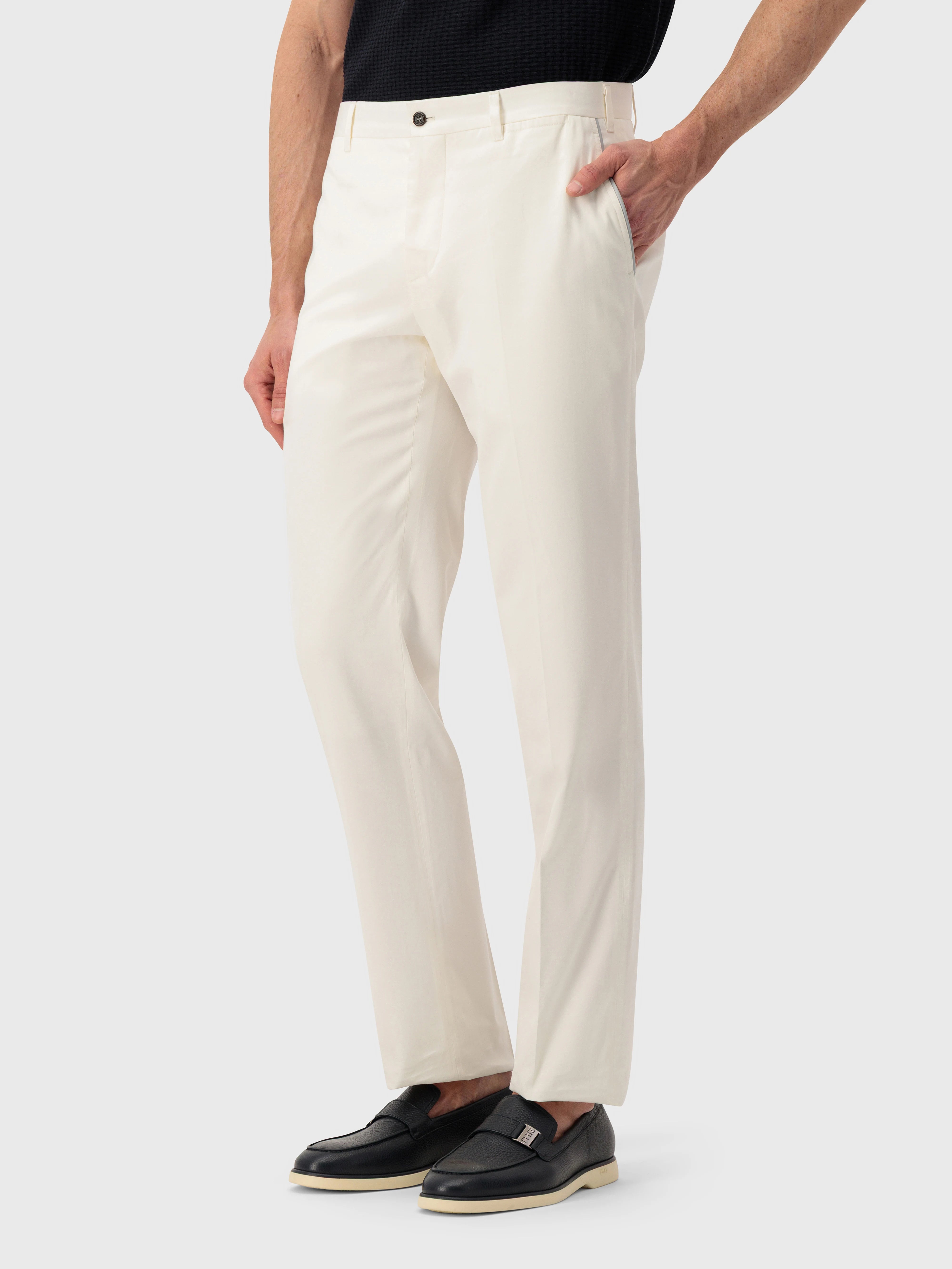 Брюки - натуральный белый