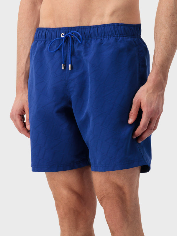 Шорты для плавания "Maison ZILLI EST 1965" - Электрический синий