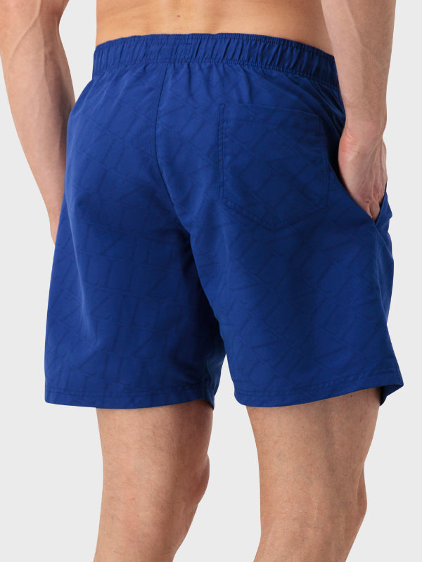 Шорты для плавания "Maison ZILLI EST 1965" - Электрический синий