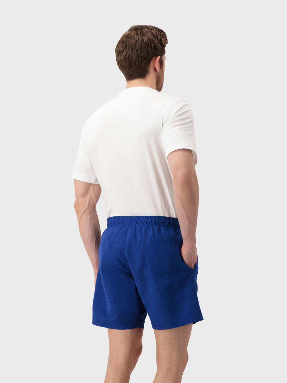 Шорты для плавания "Maison ZILLI EST 1965" - Электрический синий