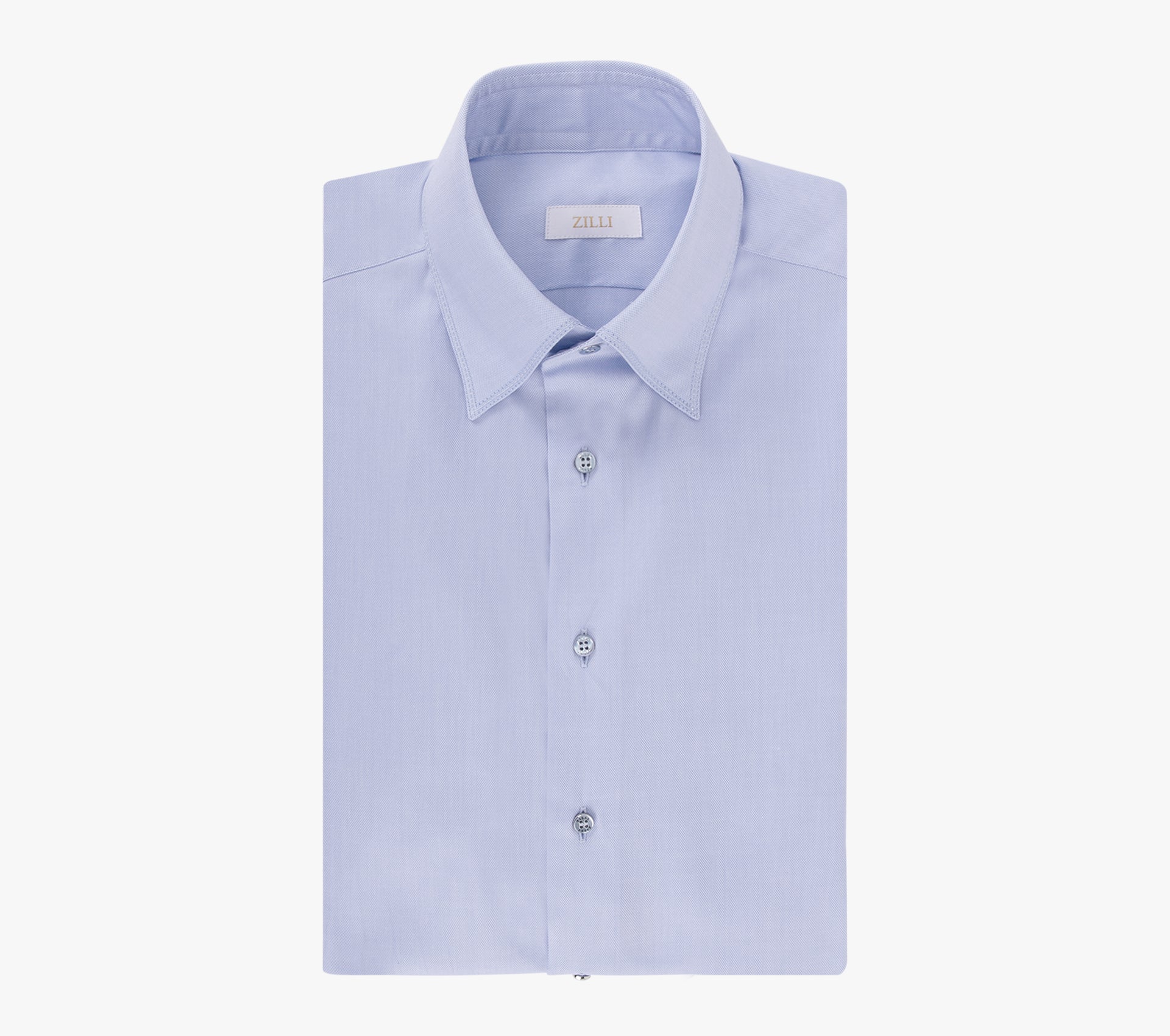 Рубашка с длинным рукавом с тройной строчкой