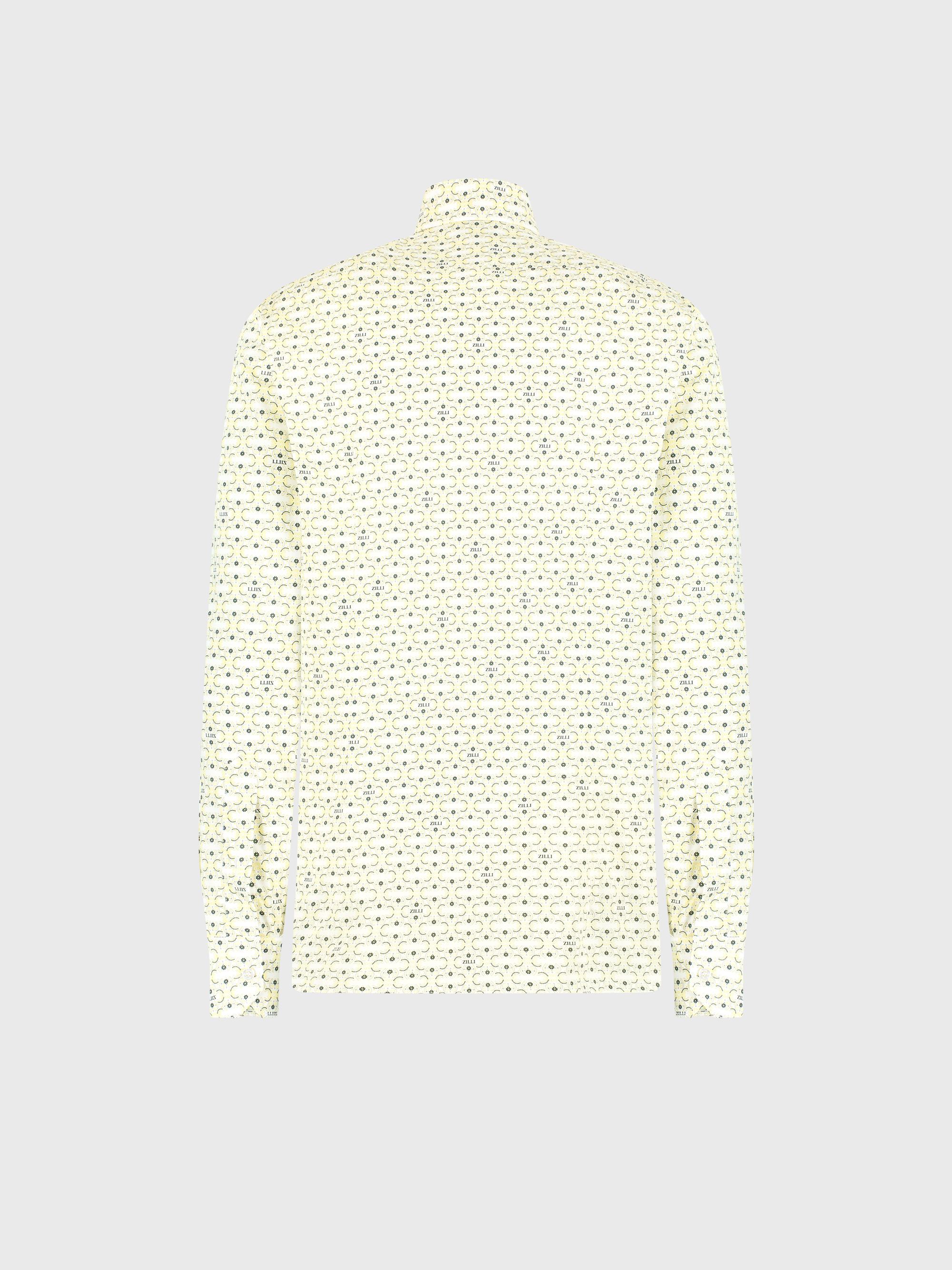 Хлопковая рубашка с длинным рукавом с принтом пейсли