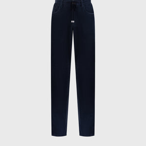 Вельветовые джинсы из хлопка Синие джинсы