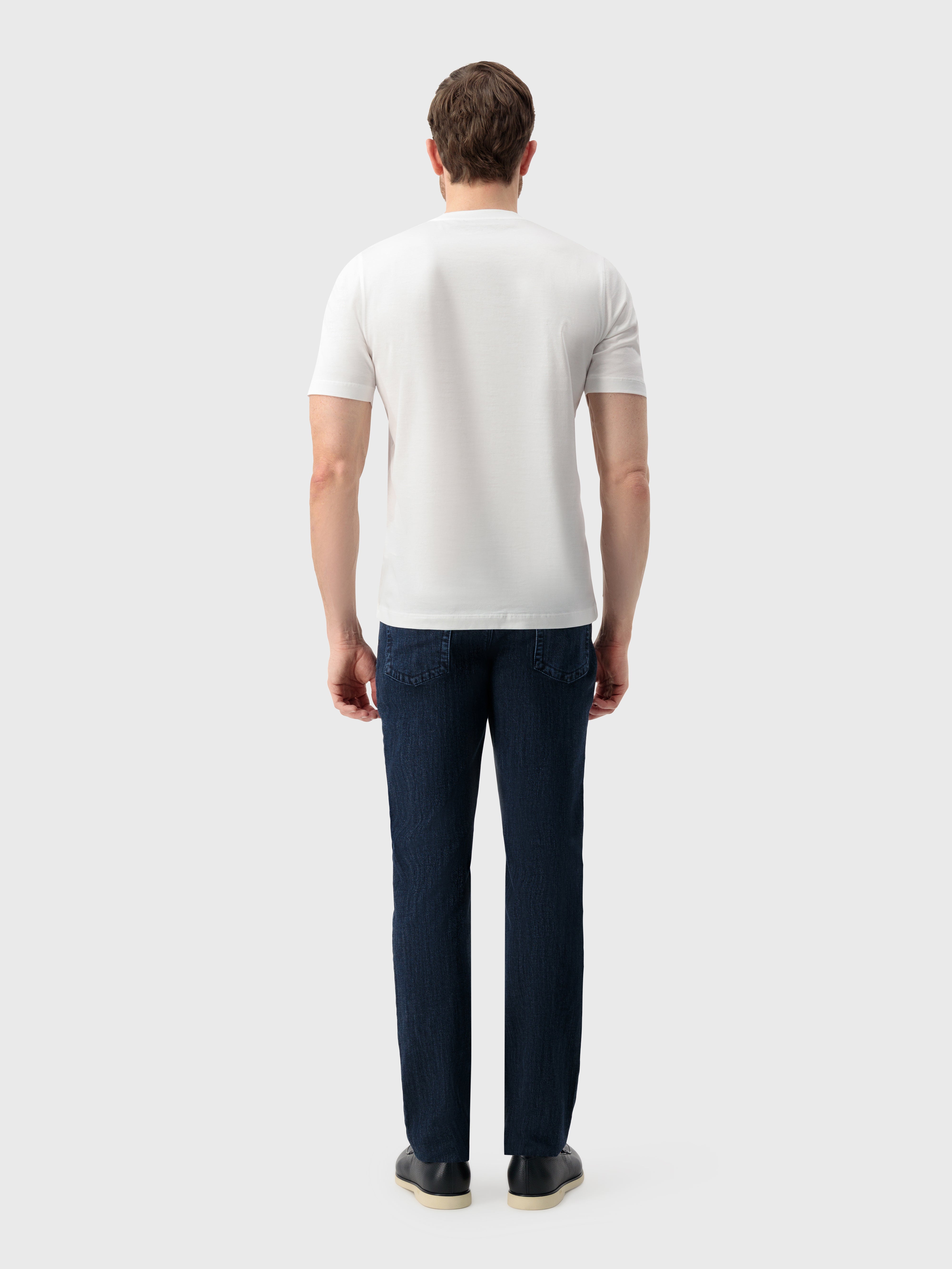 Футболка с градиентной вышивкой Zilli Shade белый