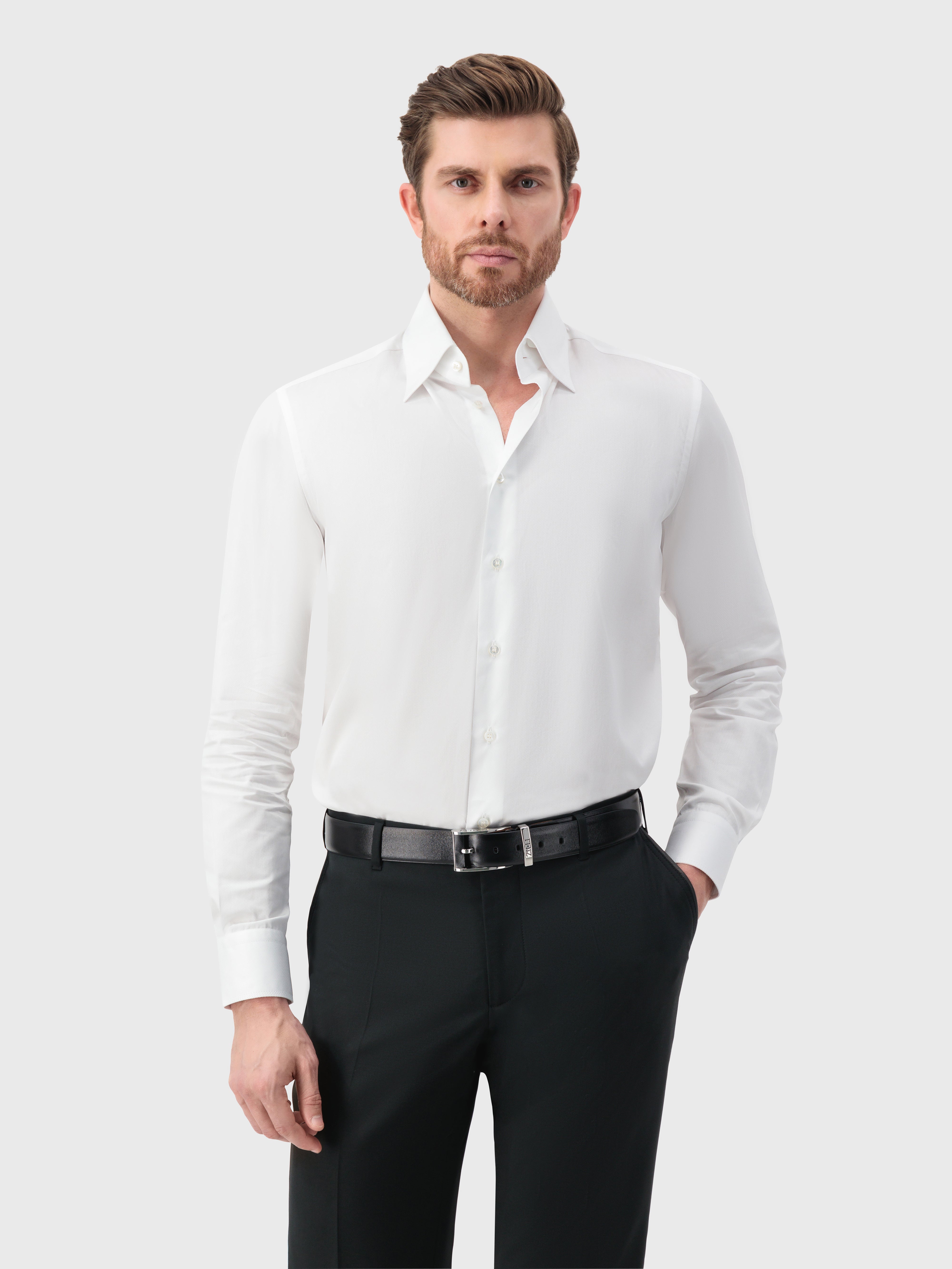 Классическая рубашка белая