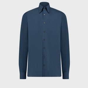 Хлопковая рубашка с тройной прострочкой Smoke Avio