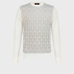 Пуловер белого цвета