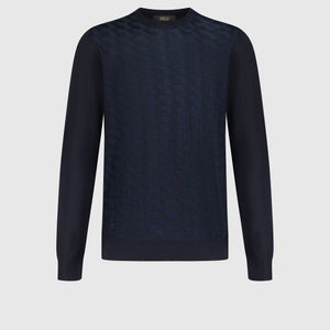 Пуловер из кашемира и шелка темно-темноморского цвета