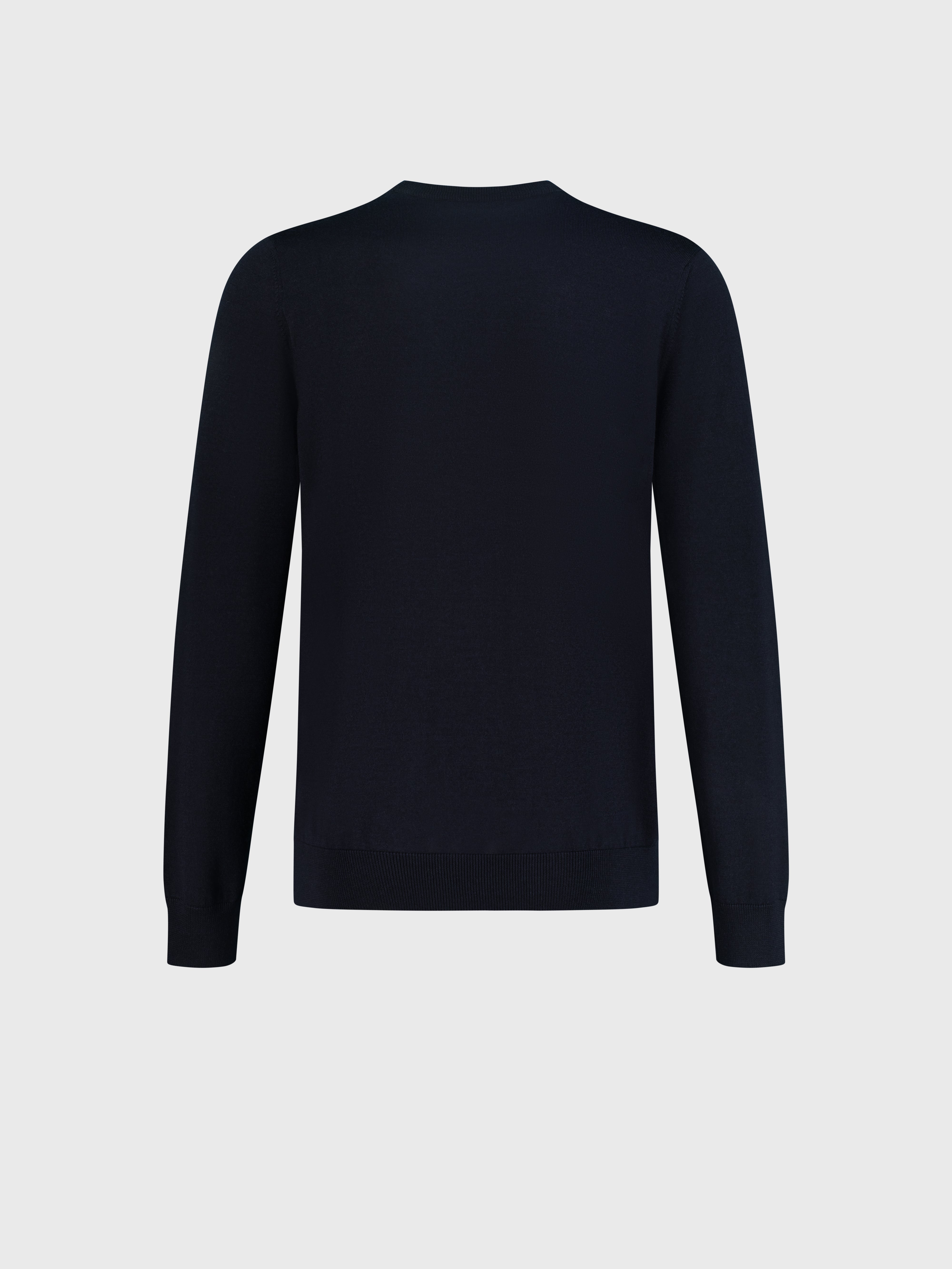 Пуловер с узором Cable Knit Dark Navy