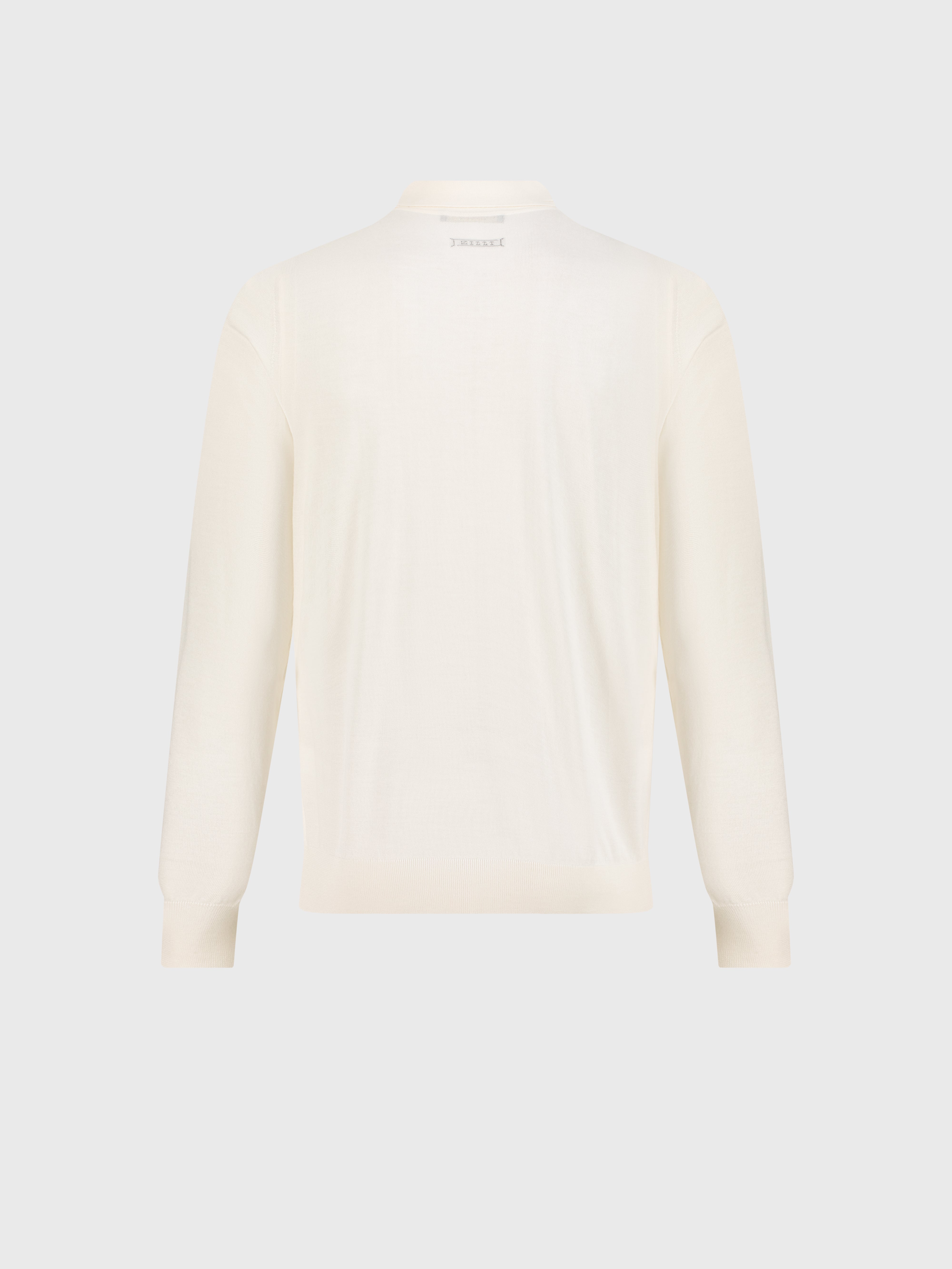 Трикотажный свитер белый