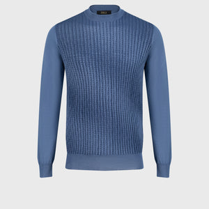 Свитер с круглым вырезом из кашемира и шелка Smoke Avio