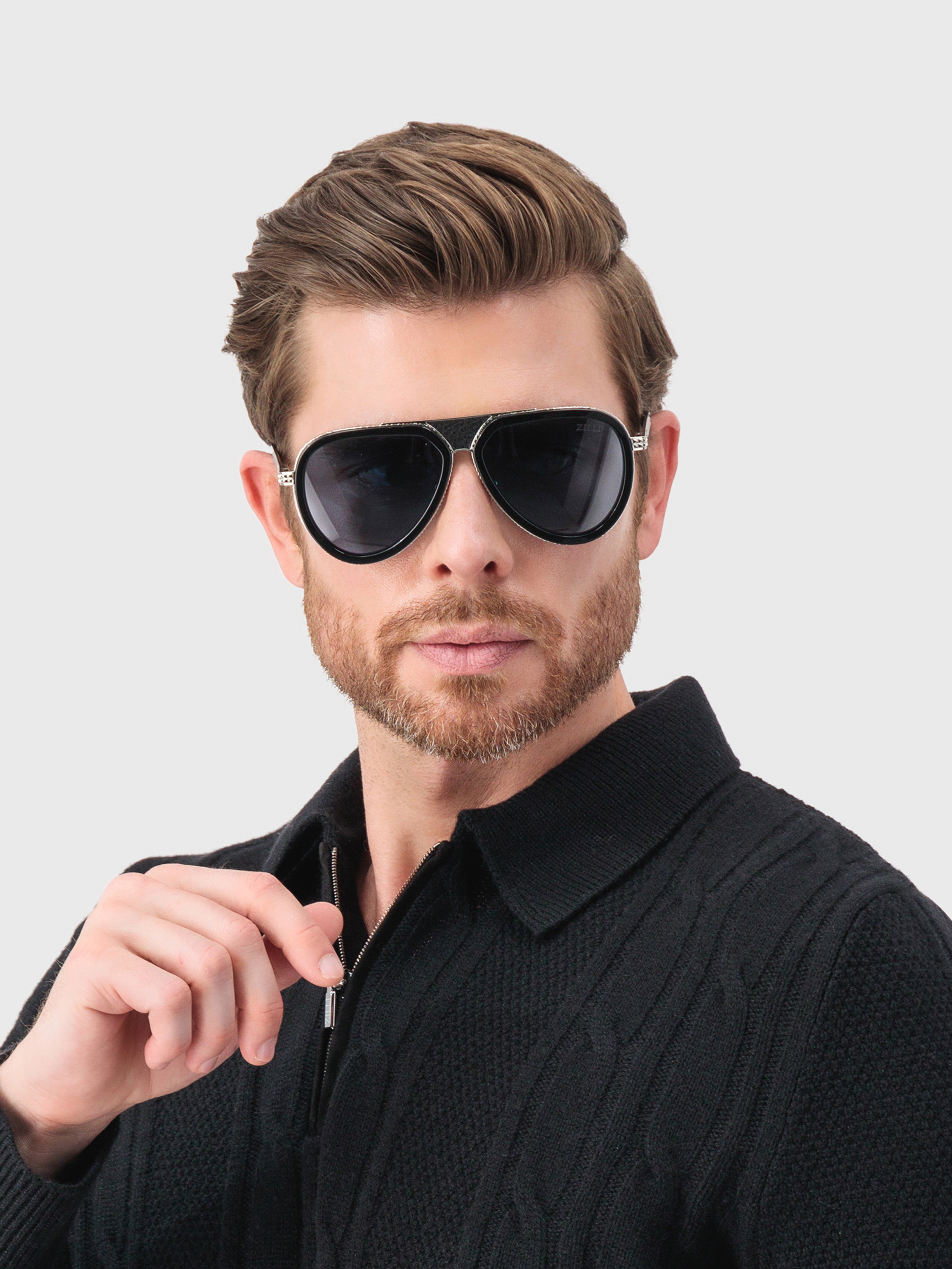 Солнцезащитные очки из ацетата целлюлозы и титана