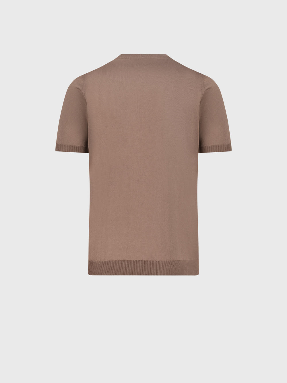 Шелковая трикотажная рубашка "Micro Lozenges" - Бледная карамель