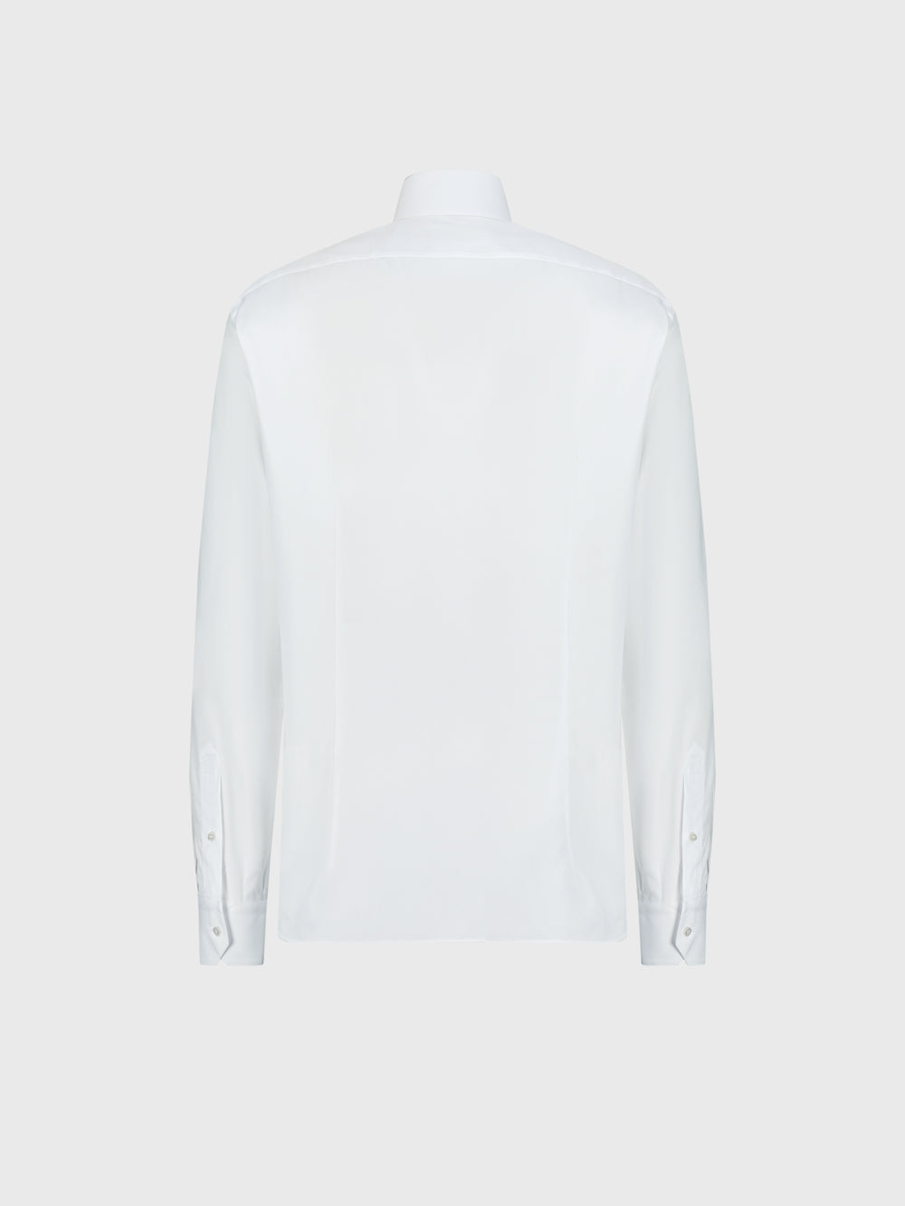 Формальная рубашка с мелкой текстурой - Белый