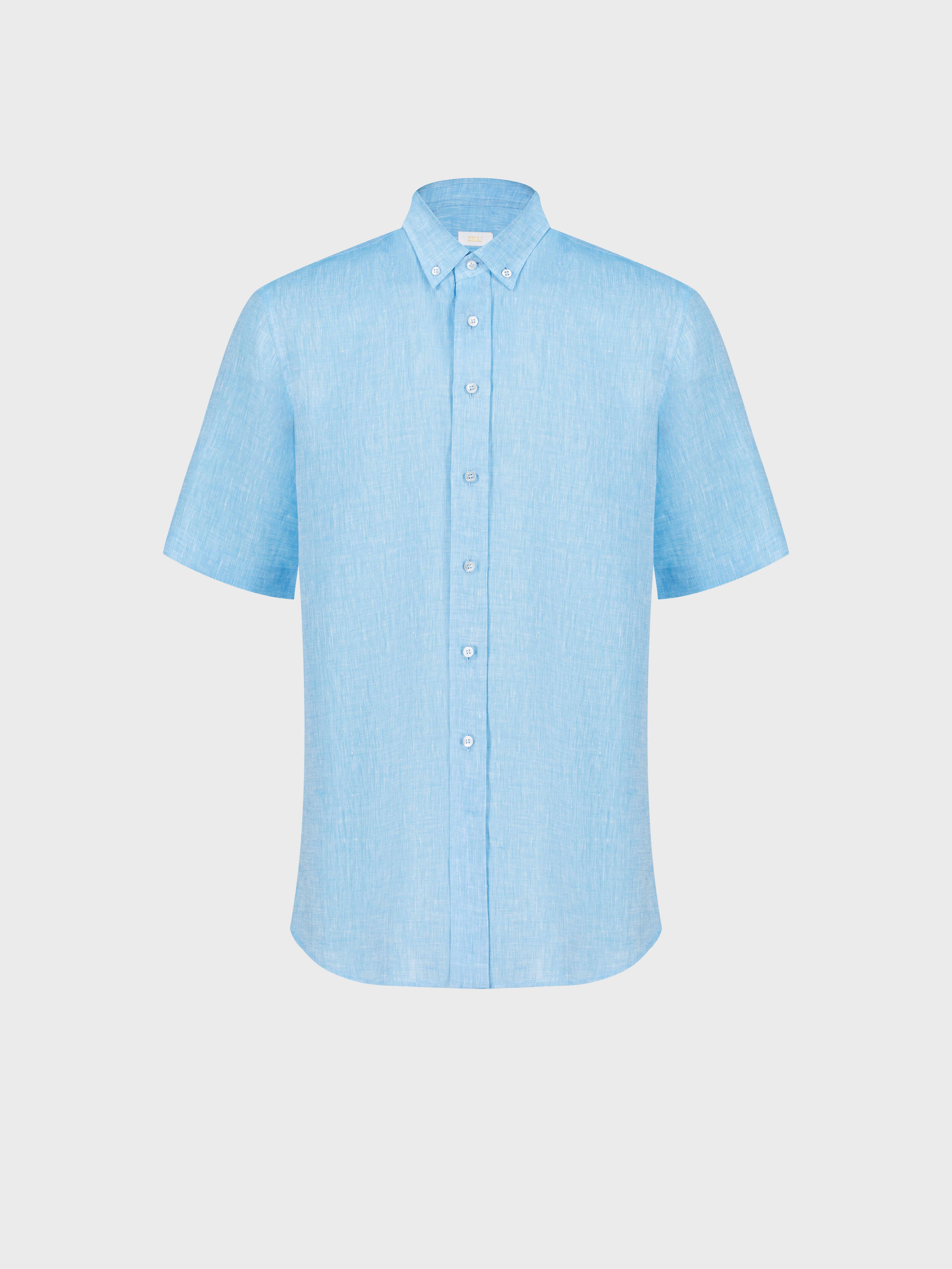 Льняная рубашка - павлин