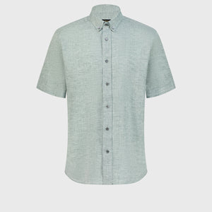 Льняная рубашка - бледный хаки