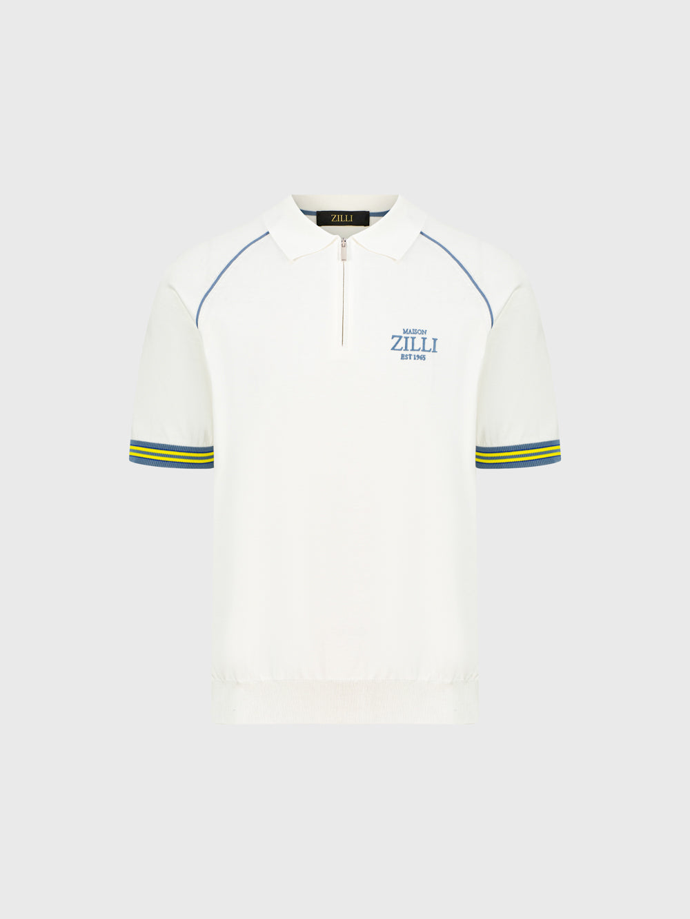 Рубашка-поло с логотипом - натуральный белый