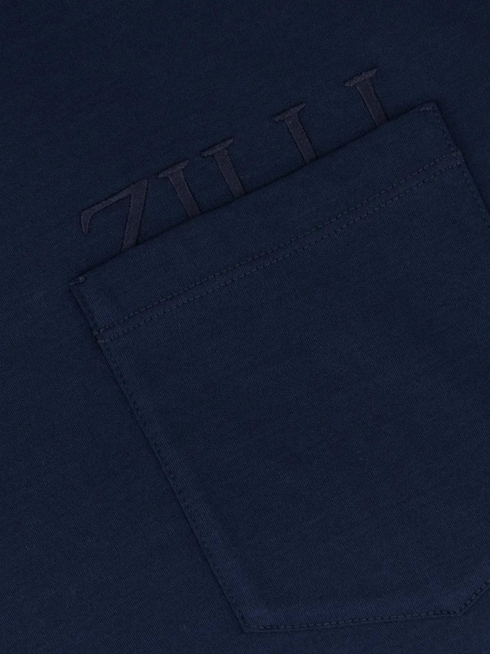 Футболка с логотипом - Темно-морской