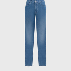 Джинсы с зауженной посадкой - Синие джинсы