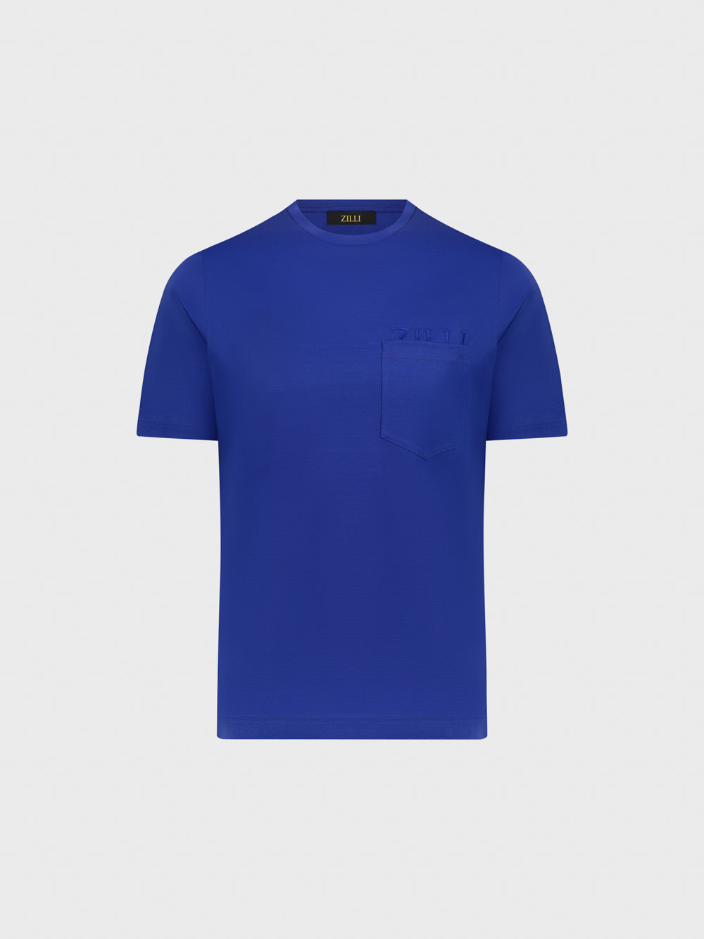 Футболка с логотипом - электрический синий