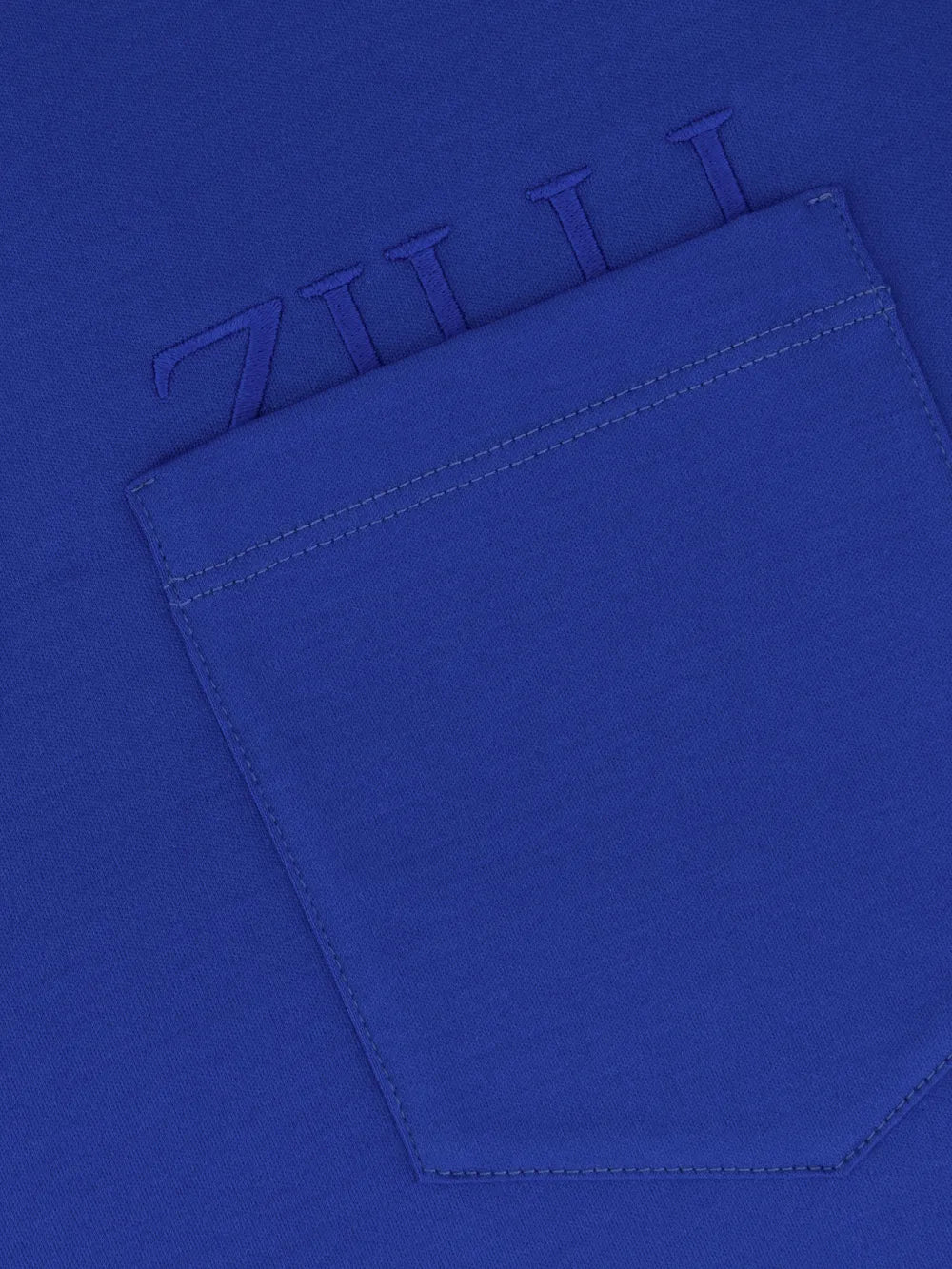 Футболка с логотипом - электрический синий