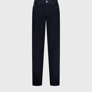 Джинсы ZILLI с контрастными деталями — черные