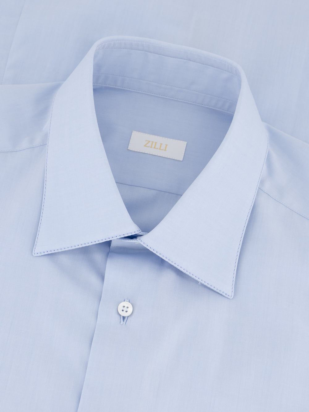 Однотонная классическая рубашка - Синее небо