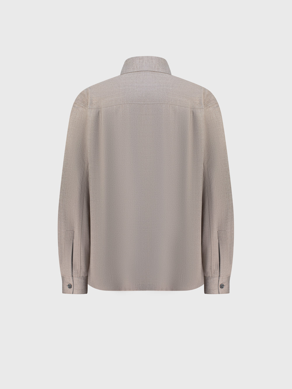 Pocket Subtly Boxy Shirt - Mink Camel