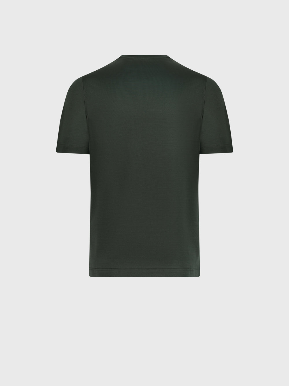 ZILLI Crest Embroidered T-Shirt - Dark Sage