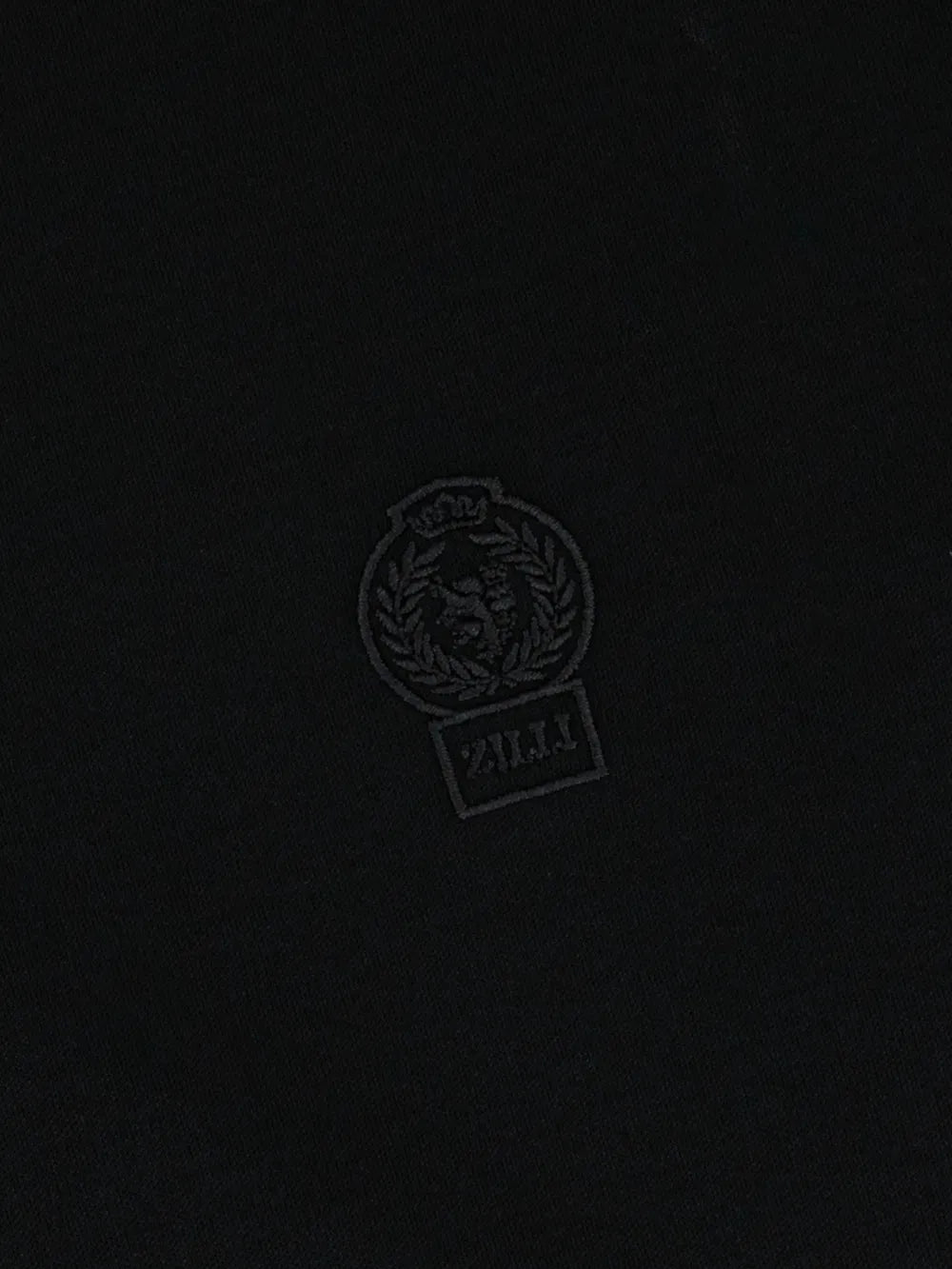 Футболка с вышитым гребнем ZILLI - Черный