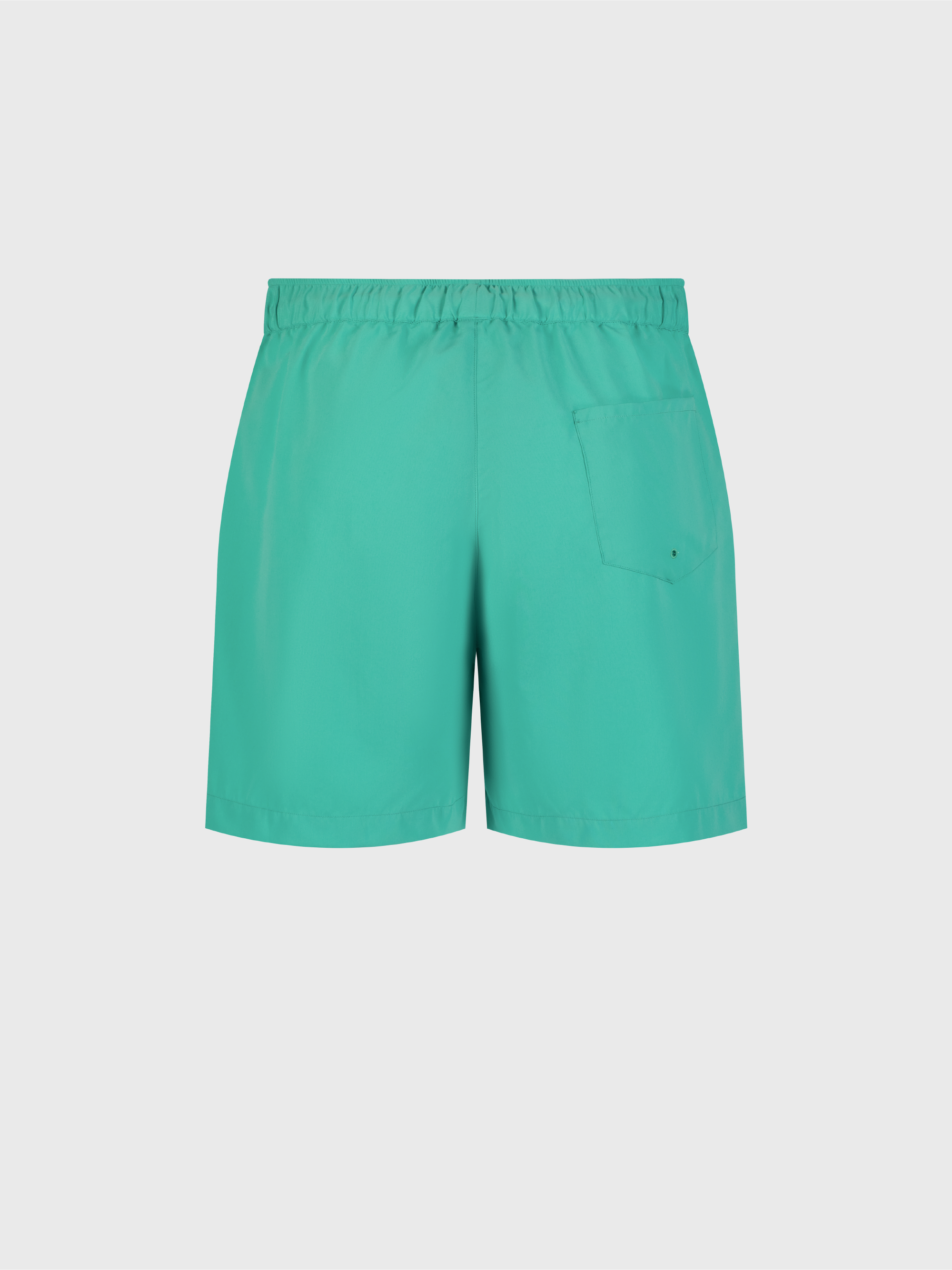 Монохромные плавательные шорты - Зеленый