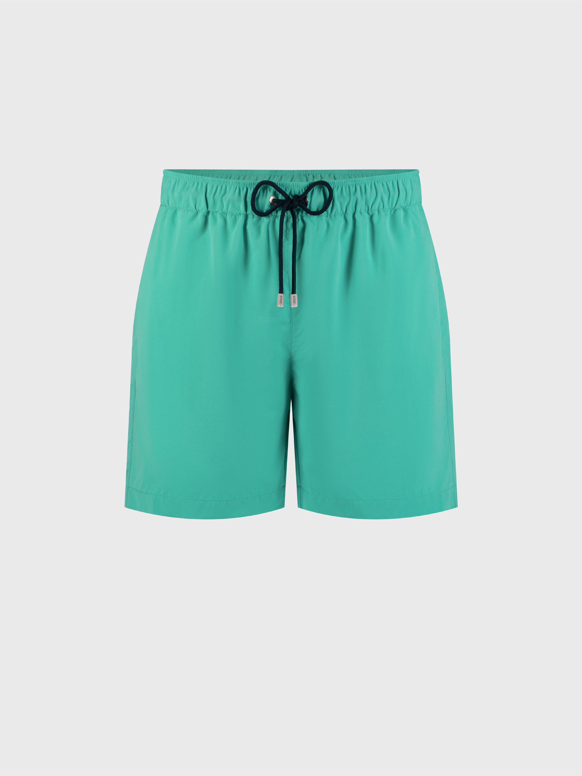 Монохромные плавательные шорты - Зеленый