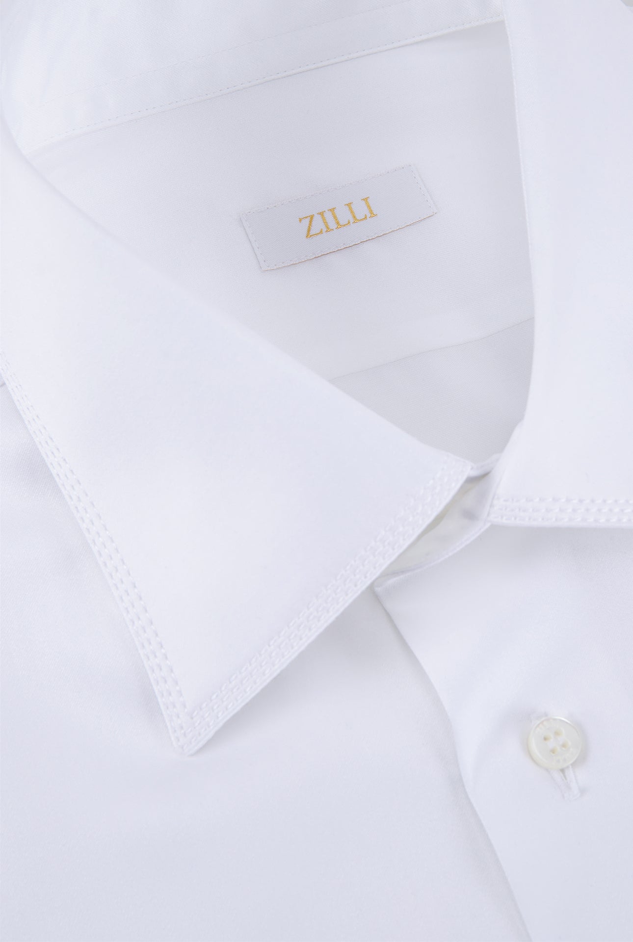 Рубашка с длинным рукавом с тройной строчкой