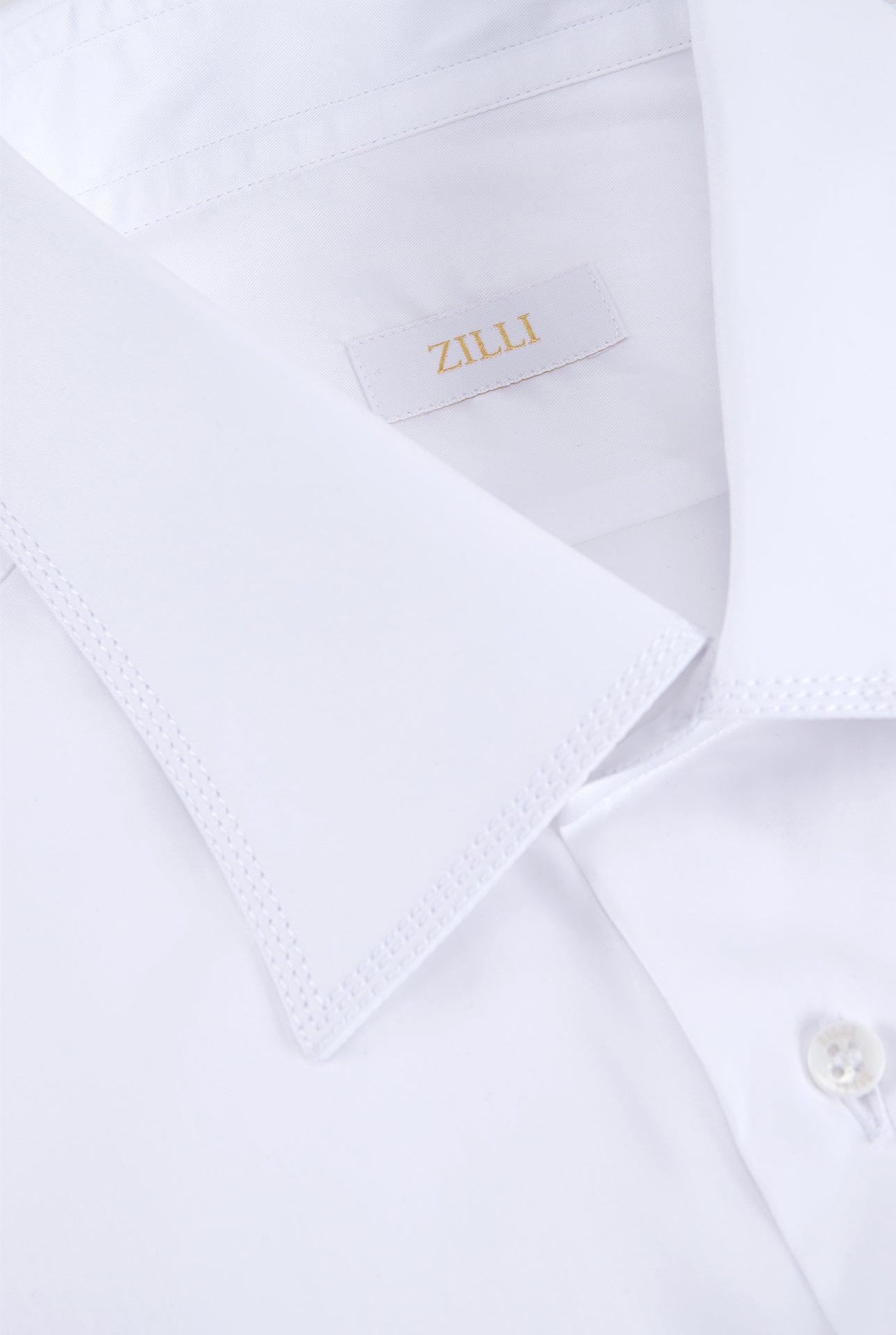 Рубашка с длинным рукавом с тройной строчкой