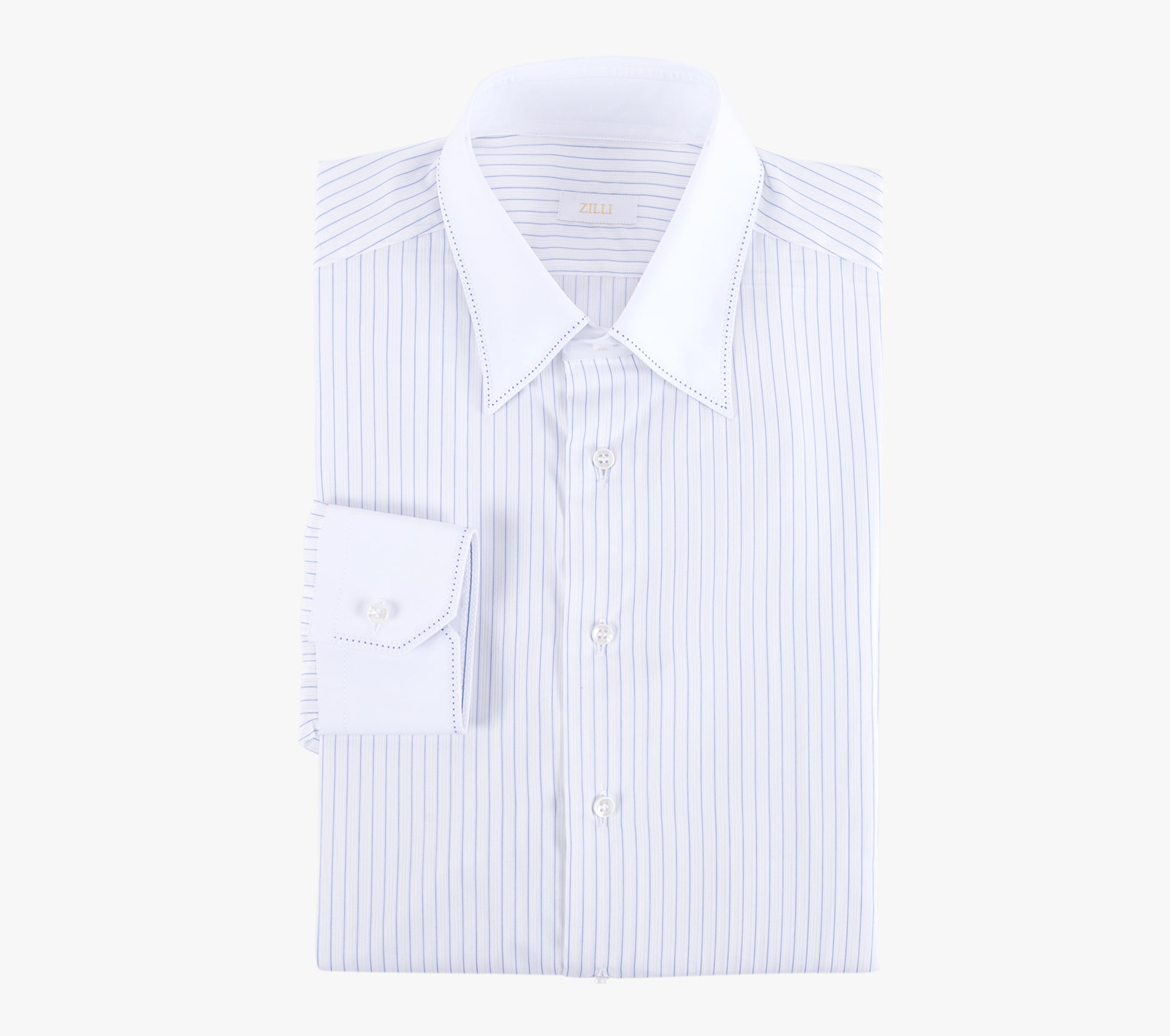 Полосатая рубашка с длинным рукавом