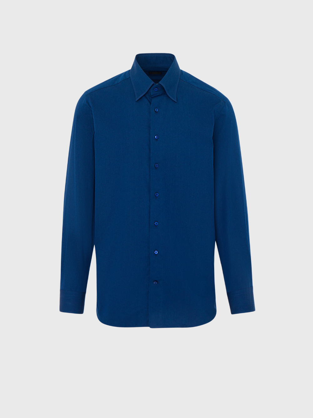 Рубашка с длинным рукавом из хлопка и лайкры