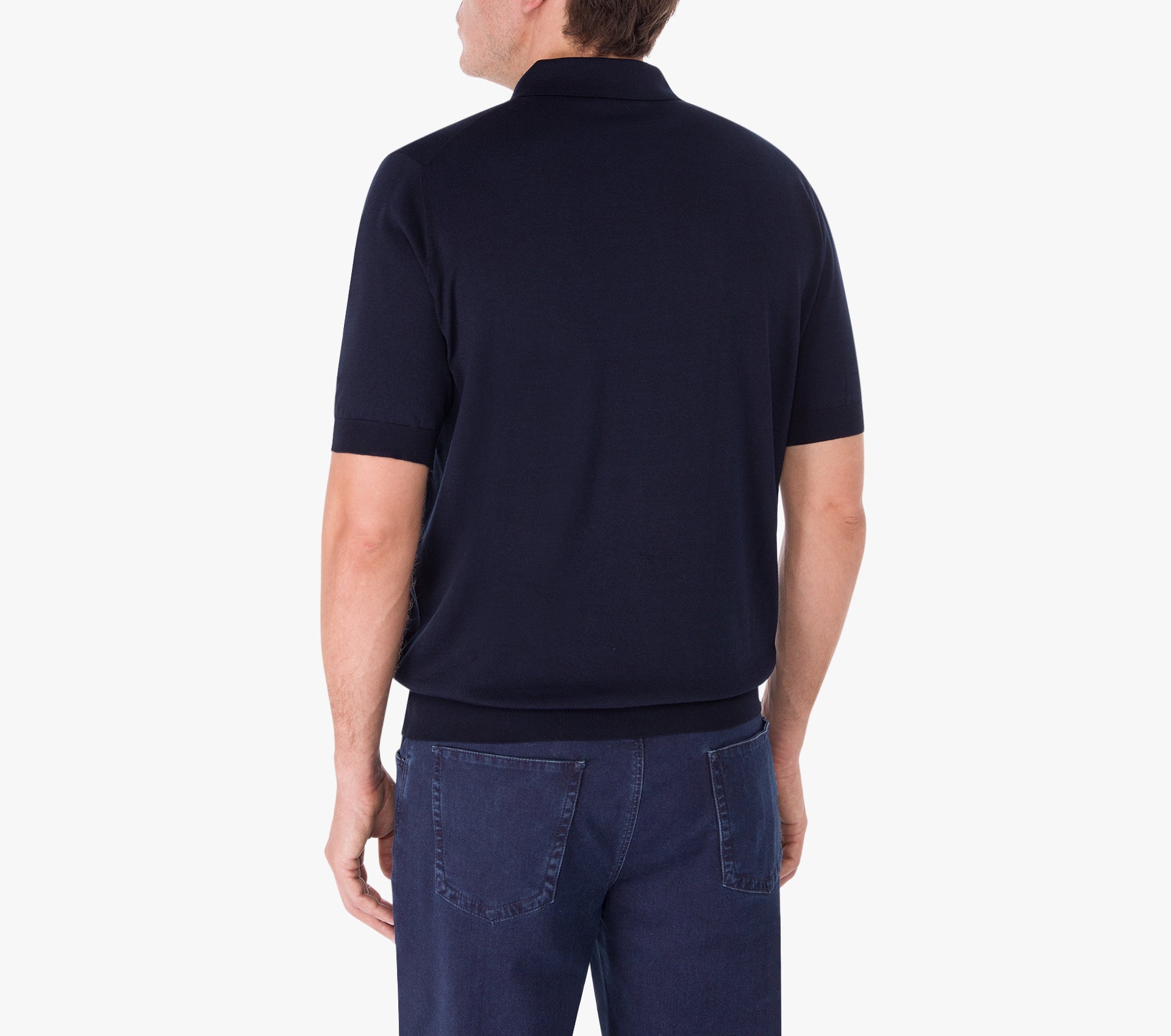 Рубашка-поло на молнии с надписью Zilli