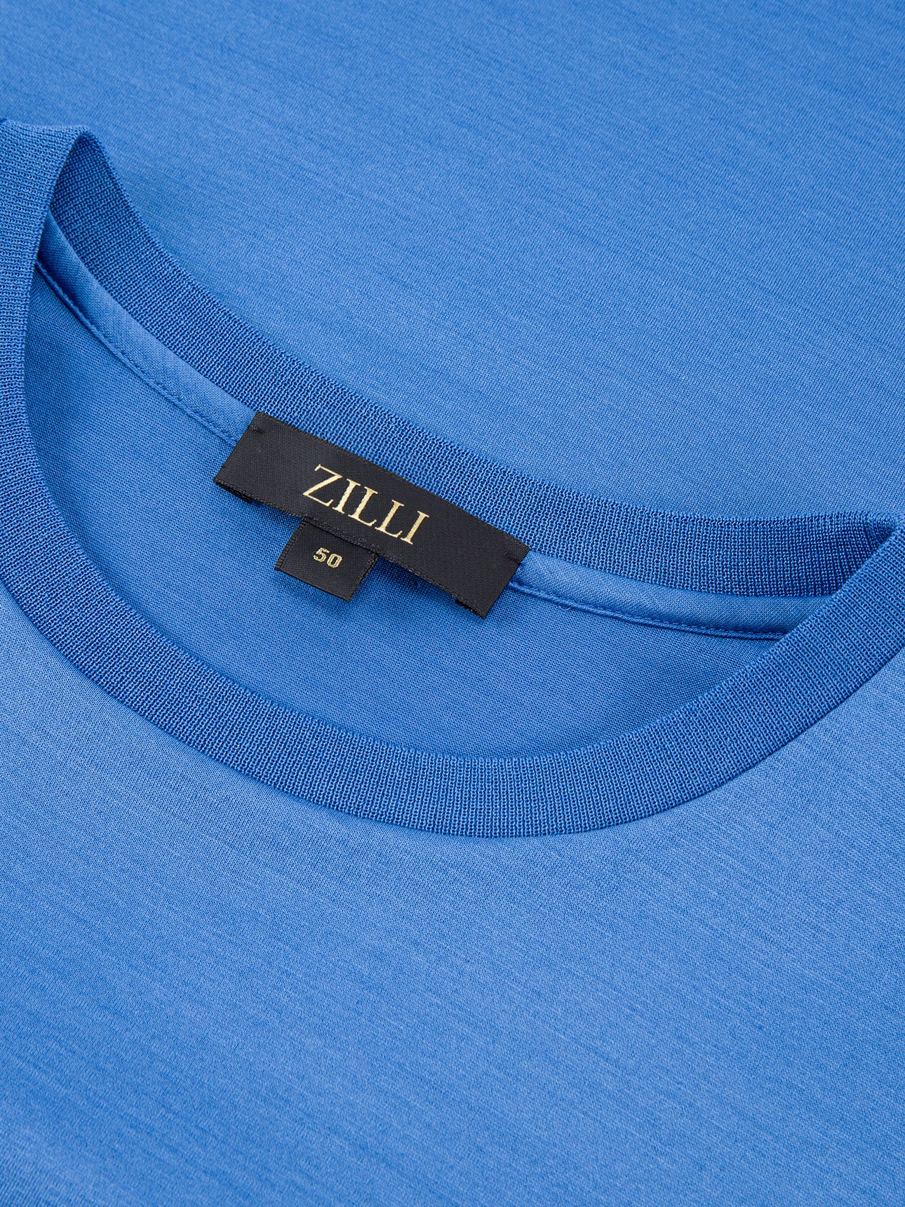 Хлопковая футболка с сатиновой отделкой