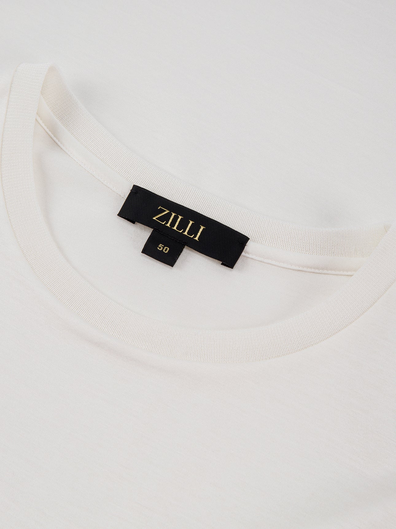 Хлопковая футболка с сатиновой отделкой